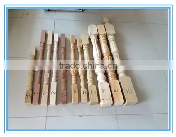 recon wood stair pillar wood carved balusters