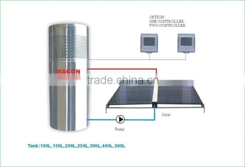Air source all in one heat pump with tank inside, for domestic hot water
