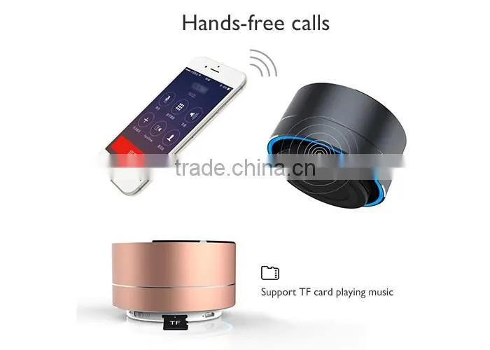top tech audio speaker box Built in Mic, USB and TF card port mini bluetooth speaker