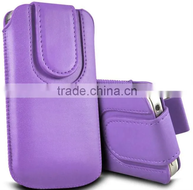 manet pull tab leather pouch