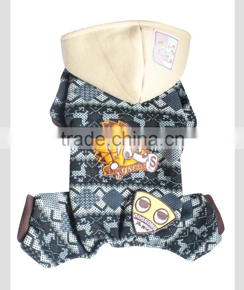 Sweet Factory Cool Dog Hoodie Coat Pet Clothes Jumpsuit