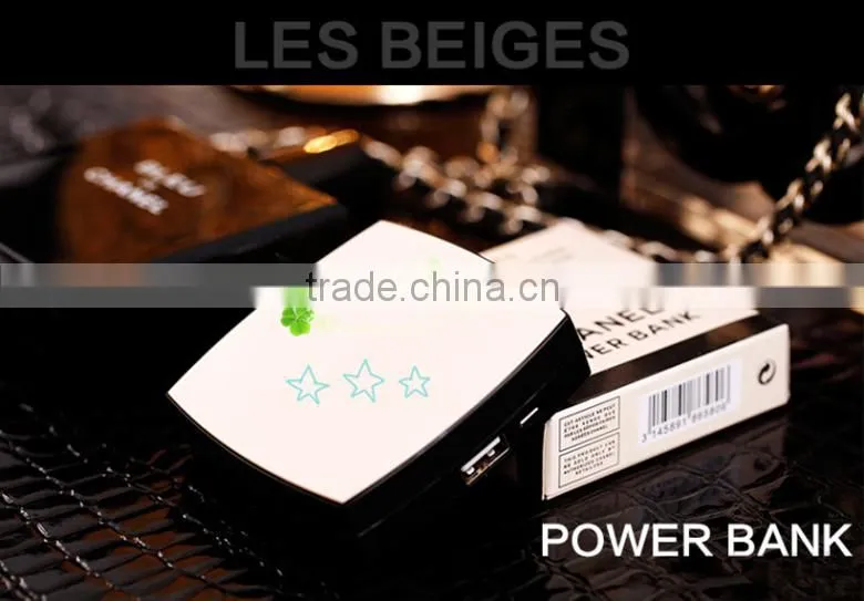 2016 Luxurious usb powerbank for female