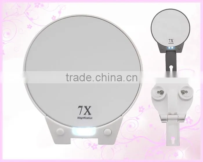 10x Magnification Handheld Travel Mirror with LED