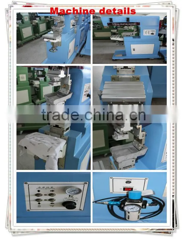 China six Colour professional tampo printing machine LC-SPM6-150/22L