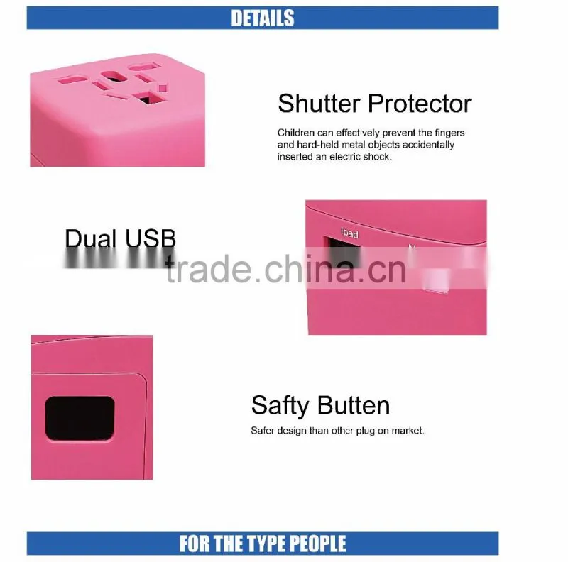 Wholesale UK Chargers Promotional Gifts International World Travel Plug