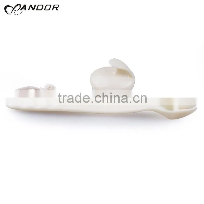 Happy shower feeling long handle detachable bath brush