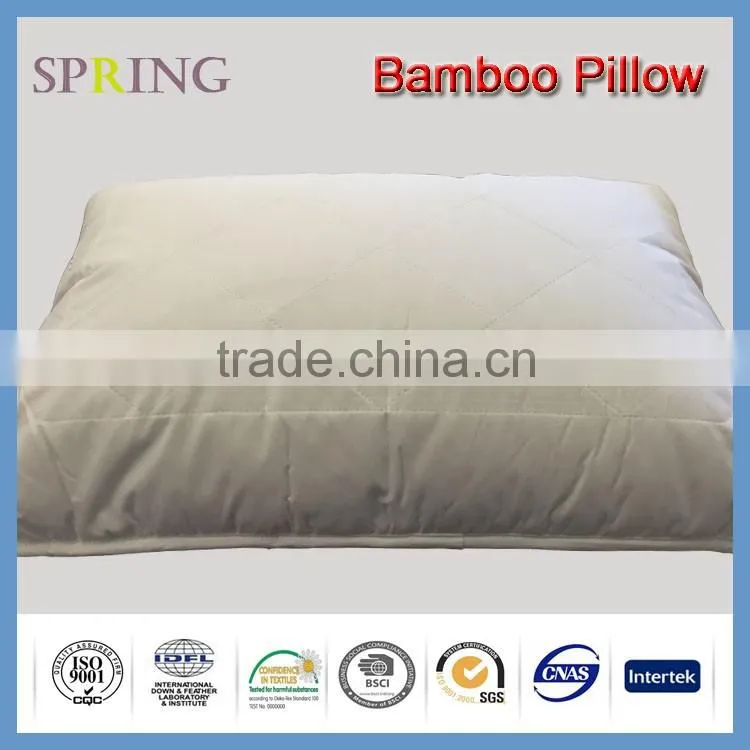 Bamboo Pillow with Bamboo Fiber Filling in outer shell