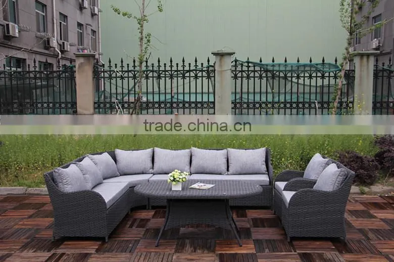 OVAL ALUMINIUM TABLE GARDEN FURNITURE