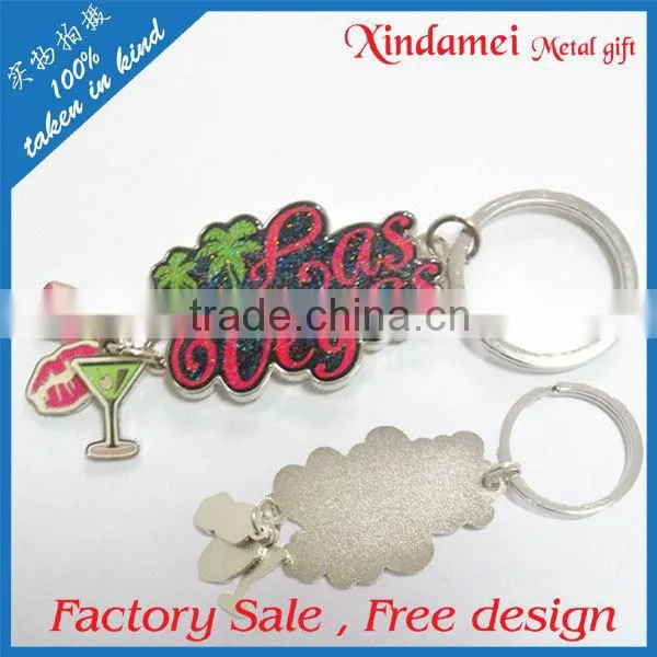 Custom copper, zinc alloy, stainless steel, stainless iron bullet key chain