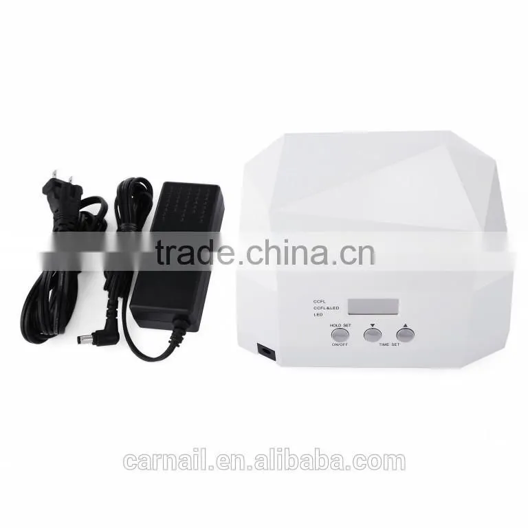 Salon dedicated 2015 diamond style D36 No pain CCFLcoil + LED 36Wnail lamp NAIL DRYER