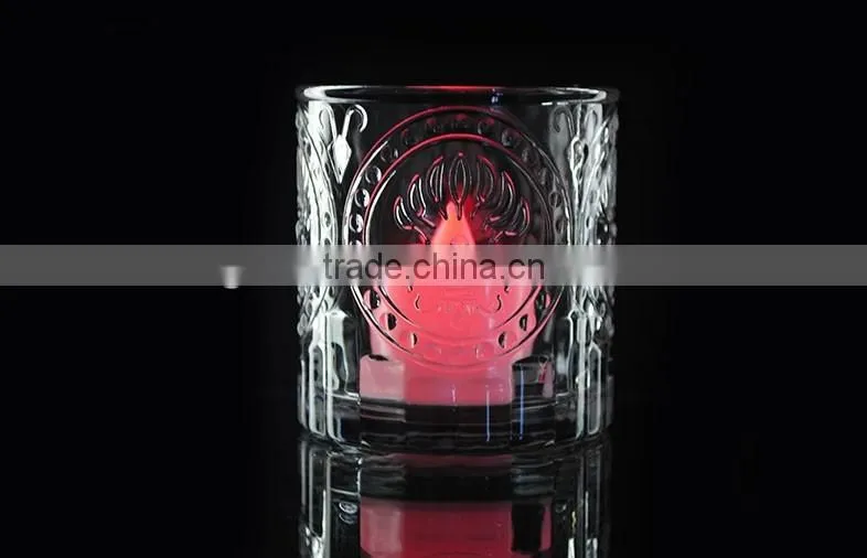 Wedding decoration votive candle glass