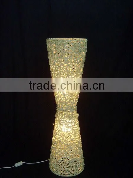 2015 Decorative rattan floor lamp/lights of indoor with CE