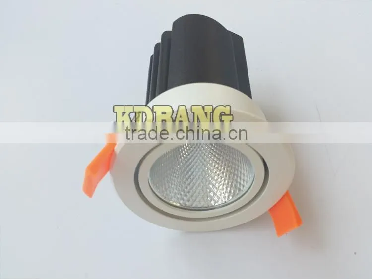 New product cob high quality aluminum led downlight 12w