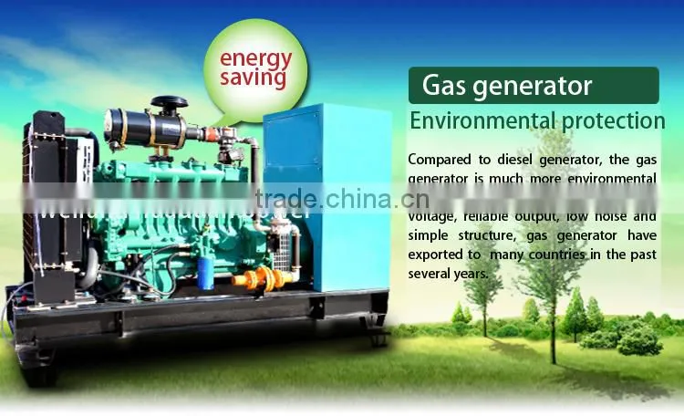 50kw natural gas generator by Weichai engine