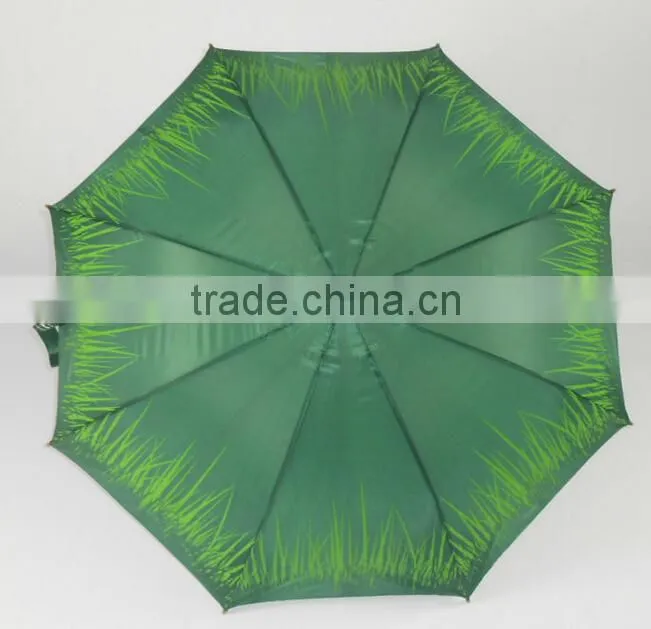 23 inches wooden handle umbrella for plants