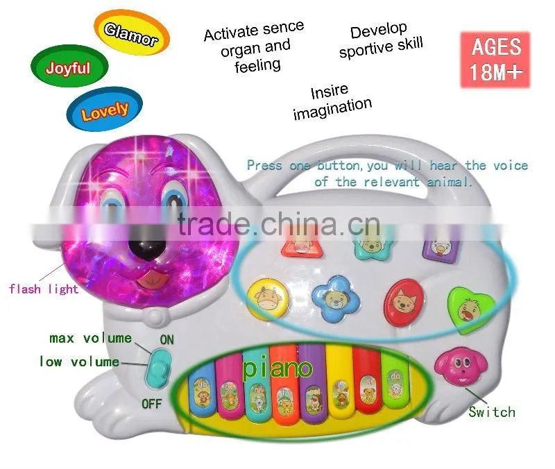 cartoon electric organ educational toys for children