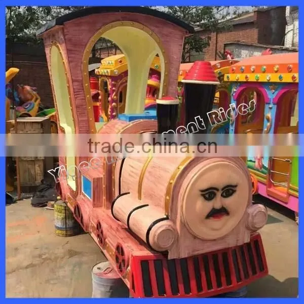 Trackless train for adult and children