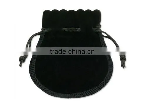 Black velvet pouch white logo,gift pouches,custom gift bags with logo