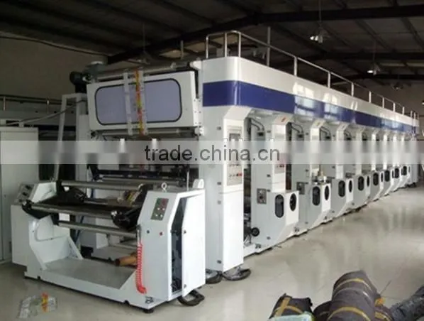 High Speed 8 Color Pvc Gravure Printing Machine