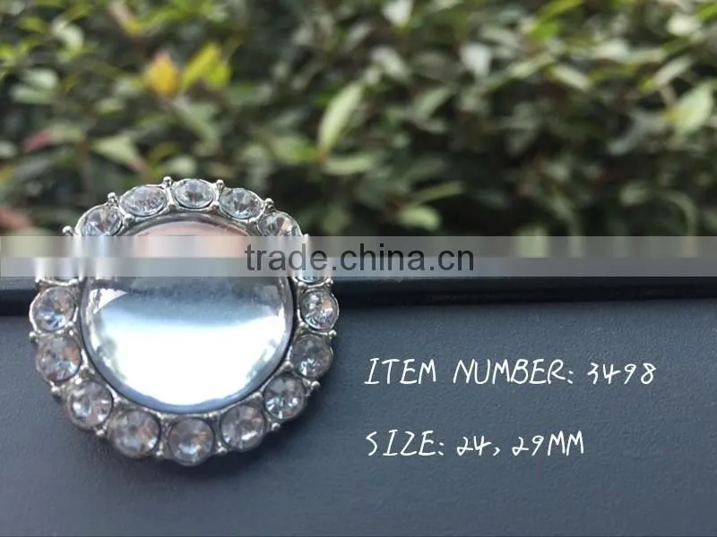 2016 hot sale new style rhinestone acrylic plastic button sewing retail&wholesale flower center