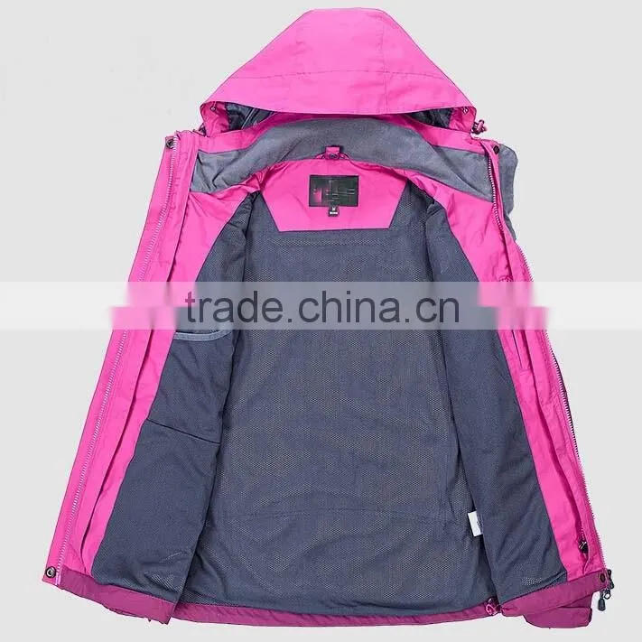 Custom Lady 3 in 1 Waterproof Sports Camping Wear