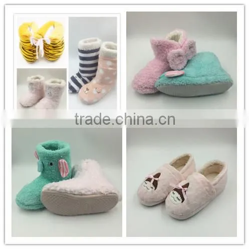 pink fluffy animal home slipper