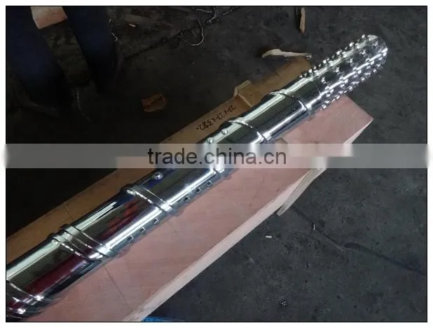 D120 LDPE,LLDPE agriculture film chromed blowing screw barrel