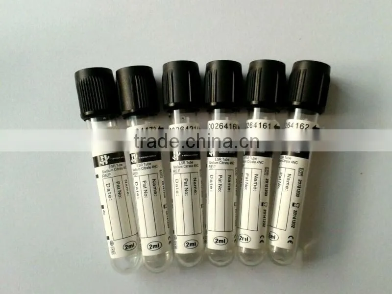glass/PET whole blood collection tube