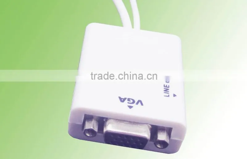 Micro USB 11pin MHL adaptador VGA + audio for smart phone