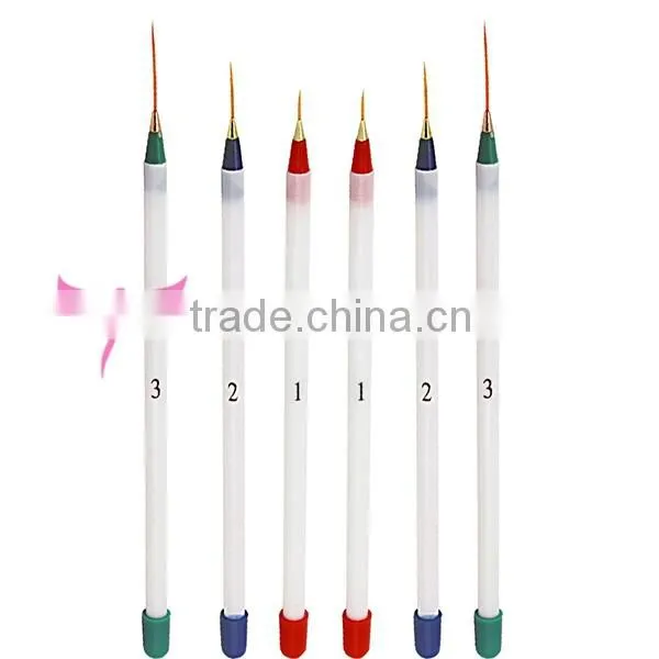 3pcs set professional Nail Art Liner Brush