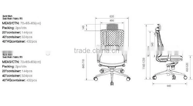 Sunshine Furniture Comfortable Best Ergonomic Office Chair Supplied by Manufacturer in Guangzhou Guangdong