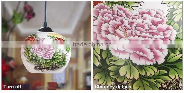 Pastel Decal living room furnitur indoor led pendant light