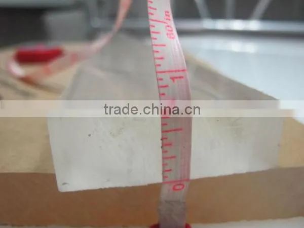transparent glass stage acrylic stage