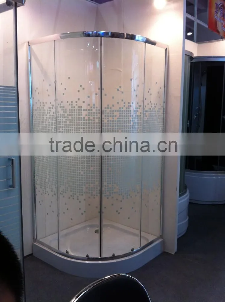 High quality tempered glass shower partition for wholesale