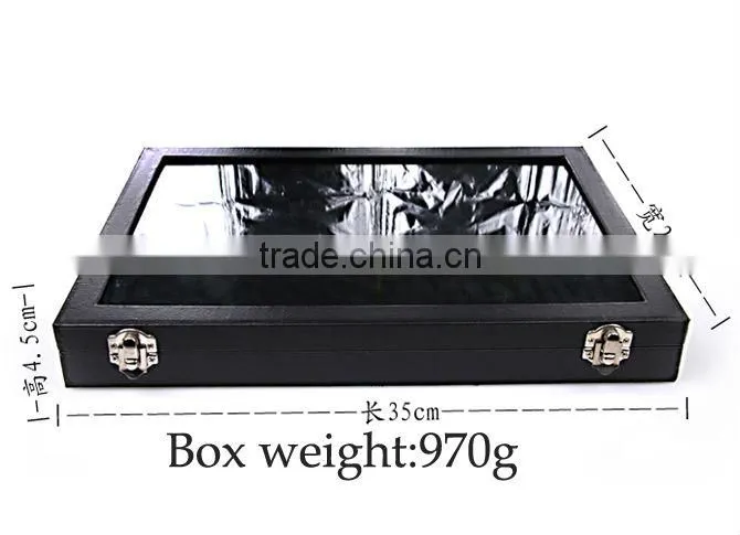 Custom cufflink storage case for 50-pair