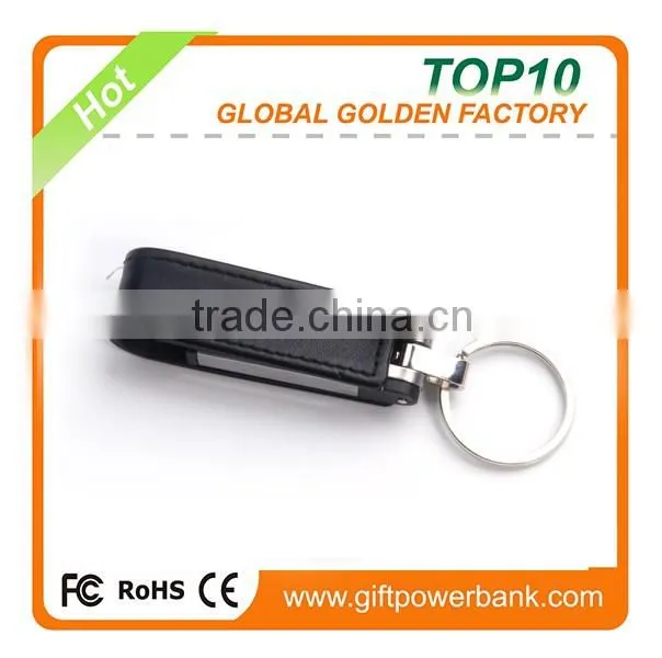 Alibaba supplier leather usb disk 4GB 8GB 16GB