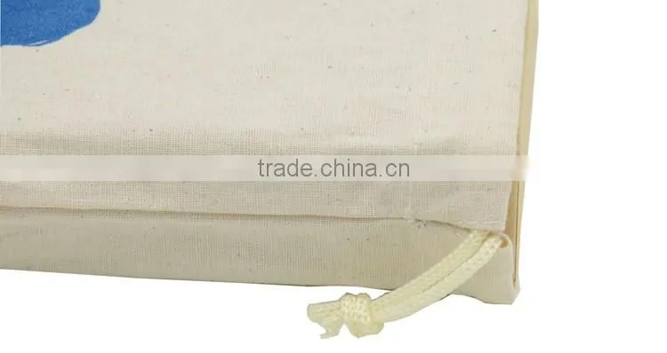 Screen Printed Cotton Drawstring Pouch and Cotton Bags