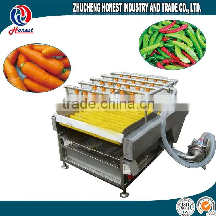 CE Approved potato brush washer equipment
