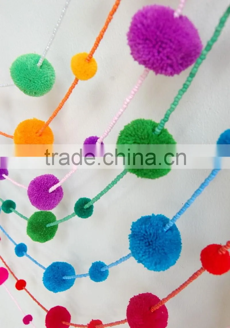 Custom Size Cassimere Pom Poms Pompom