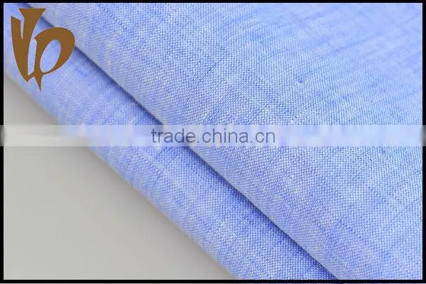High quality100% linen yarn dyed fabric supplier in Shaoxing