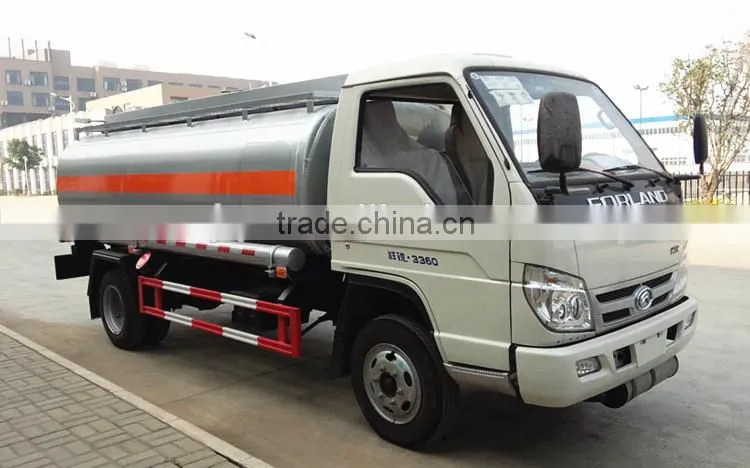 Mini fuel tank truck foton times made in China 3.5-5cbm for sale in south america