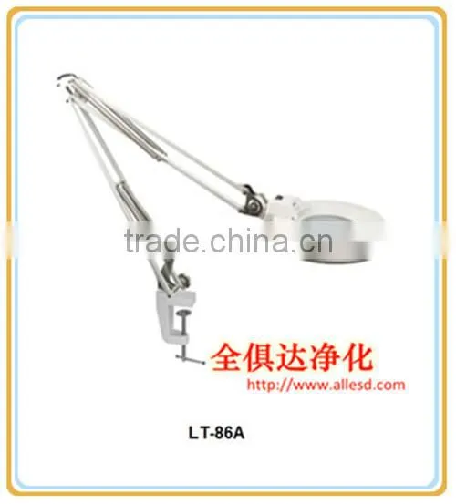 Desktop Round C-Clamp Illuminated LED Magnifying lamp