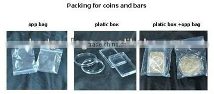 Fashion Metal Coin with Crystal