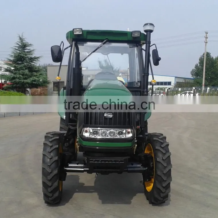 High quality DQ654 65HP 4WD Farm tractor with Sunshade for sale