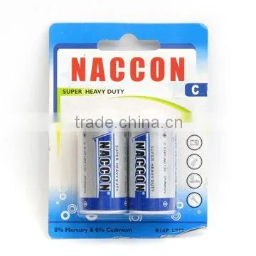 R14P Dry Cell Battery 1.5V
