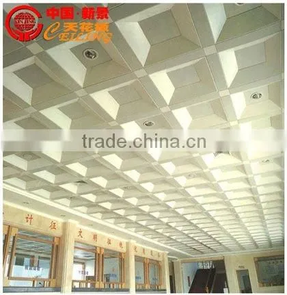 Perforated metal lay in 2x2/600*600 ceiling tiles/lay on ceiling 595*595(ISO9001,CE)