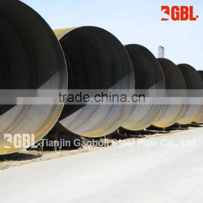 Carbon spiral 1400mm welded steel pipe
