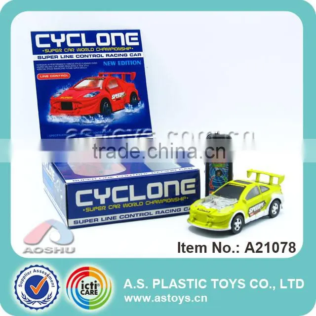 Red plastic mini car hand controls for kids