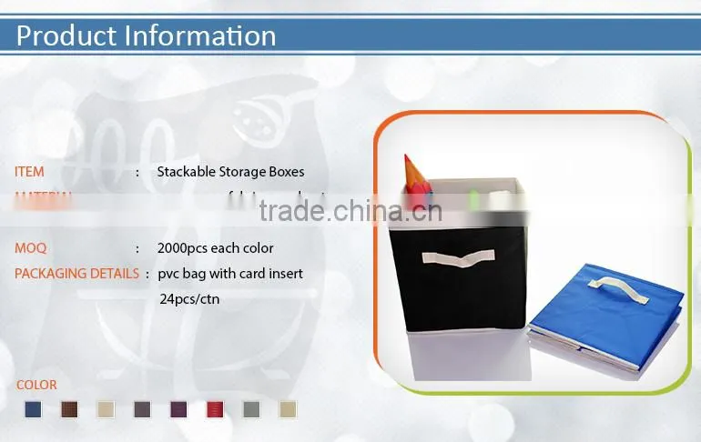 Easy Foldable Stackable Storage Boxes