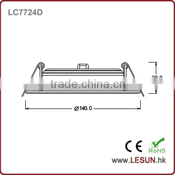 New Prouuct 7W Round LED downlight IP65 Led Downlight LC7724D